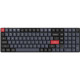 Клавіатура бездротова Keychron K17 Pro, Gateron MX 2.0 Brown, White Led UA Black (K17P-A3-UA)