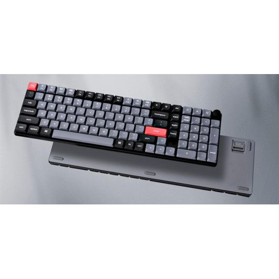 Клавіатура бездротова Keychron K17 Pro, Gateron MX 2.0 Brown, White Led UA Black (K17P-A3-UA)