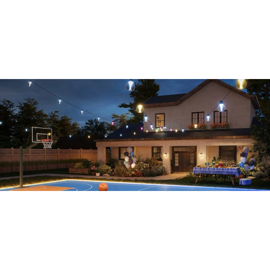 Гірлянда Smart LED Govee H7025 Outdoor Clear Bulb String Lights 15м (H7025CB1)