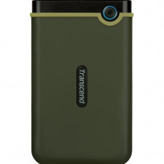 Накопичувач зовнiшнiй HDD 2.5" USB 2.0TB Transcend StoreJet 25M3 Military Green Slim (TS2TSJ25M3G)