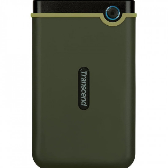 Накопичувач зовнiшнiй HDD 2.5" USB 2.0TB Transcend StoreJet 25M3 Military Green Slim (TS2TSJ25M3G)