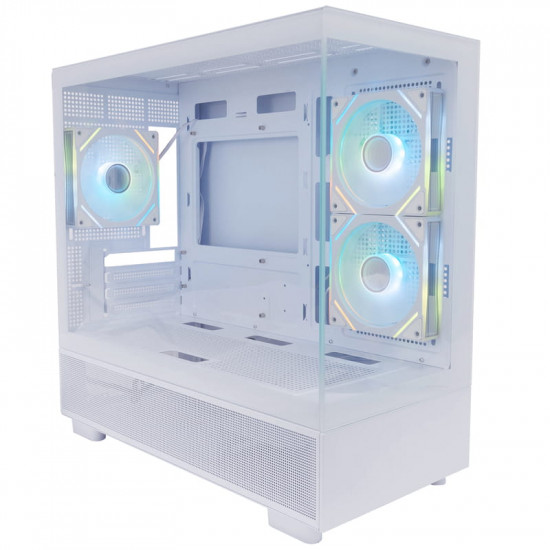 Корпус 1stPlayer Mi5-WH-2FC7R-W-1FC7-W White без БЖ