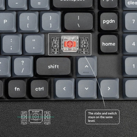 Клавіатура бездротова Keychron K17 PRO 100Key (K17P-B3-UA)