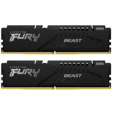 Модуль пам`яті DDR5 2x32GB/5600 Kingston Fury Beast Black (KF556C40BB2K2-64)