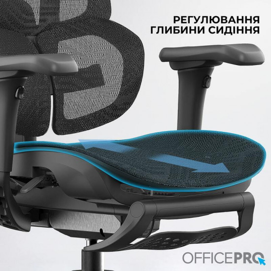 Крісло офісне OfficePro Elite OC950B Black