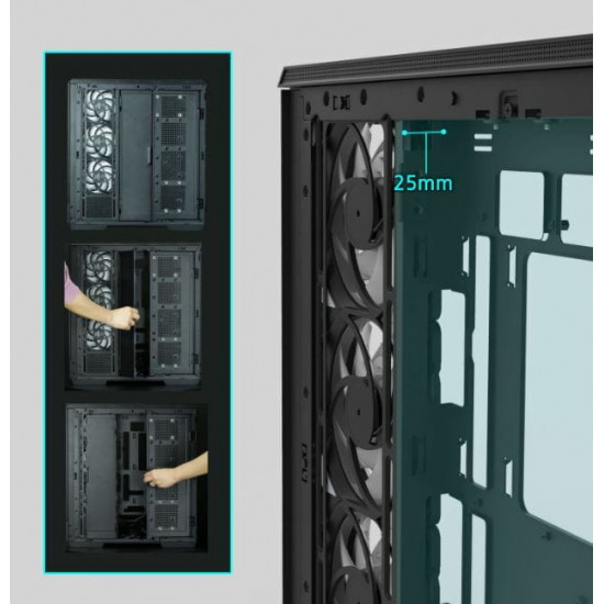 Корпус Zalman P50 DS Black без БЖ