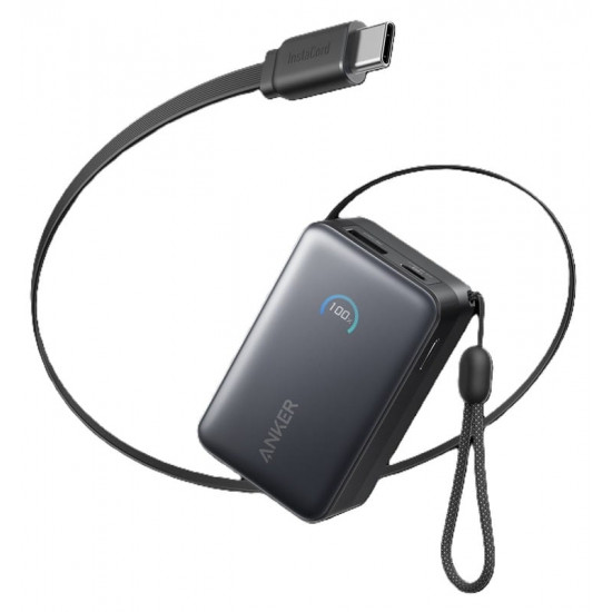 Універсальна мобільна батарея Anker Nano 10000mAh 45W Black (A1638H11)