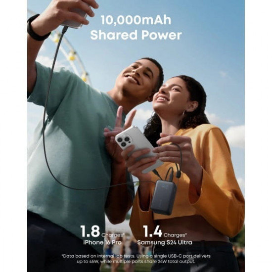 Універсальна мобільна батарея Anker Nano 10000mAh 45W Black (A1638H11)