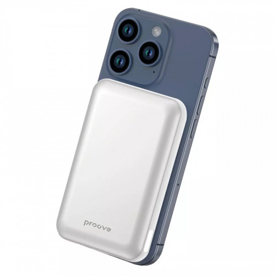 Універсальна мобільна батарея Proove Vibe Energy Plus 22.5W 10000mAh Silver/White (PBVE15012206)
