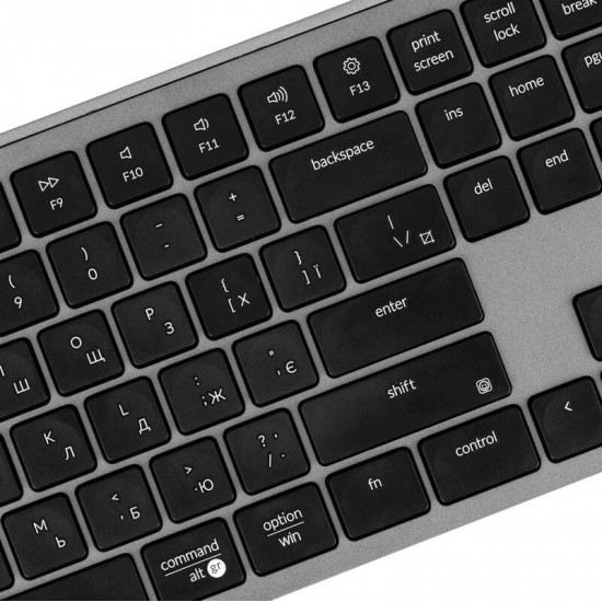 Клавіатура бездротова Keychron B6 Pro Space Gray (B6P-K1-UA)