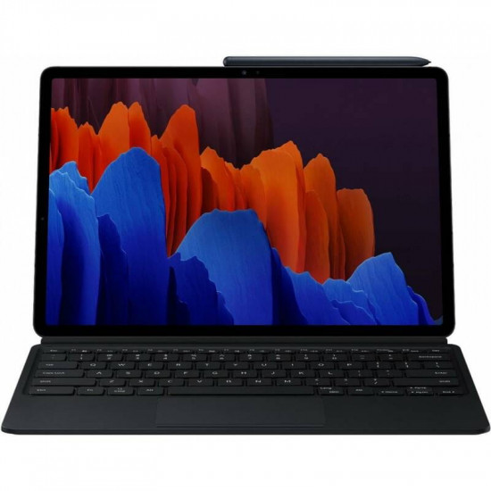 Чохол-клавіатура Samsung Book Cover Keyboard для Samsung Galaxy Tab S7+ 12.4 SM-T970/SM-T795/SM-T976 / Galaxy Tab S8+ 12.4 SM-X800/SM-X806 Black (EF-DT970BBRGRU)