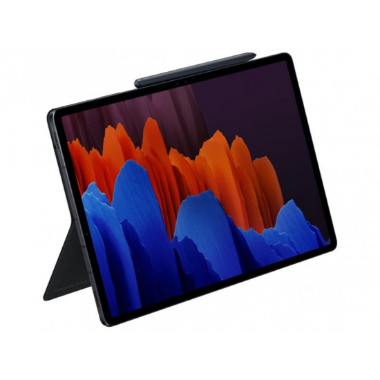 Чохол-клавіатура Samsung Book Cover Keyboard для Samsung Galaxy Tab S7+ 12.4 SM-T970/SM-T795/SM-T976 / Galaxy Tab S8+ 12.4 SM-X800/SM-X806 Black (EF-DT970BBRGRU)