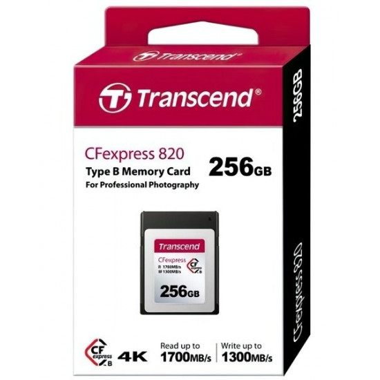 Карта пам`яті CFExpress 256GB Transcend Type B (TS256GCFE820)