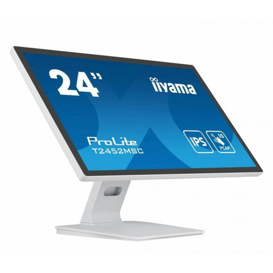 Монiтор Iiyama 23.8" ProLite T2452MSC-W1 IPS White