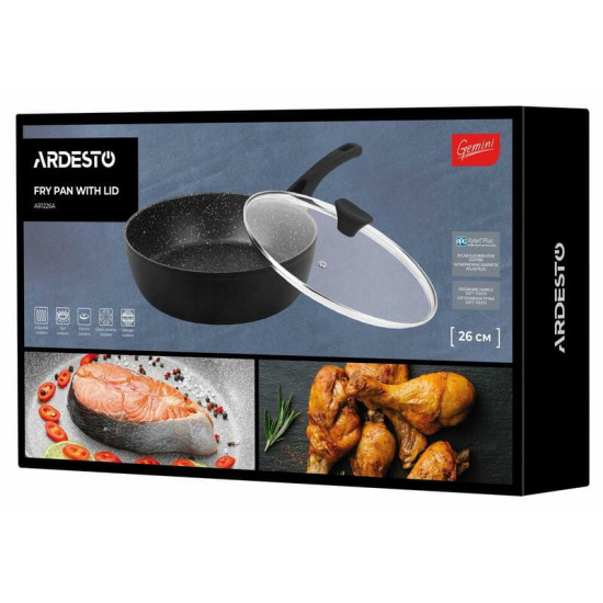 Сковорода з кришкою Ardesto Gemini Livorno 26 см (AR1226A)
