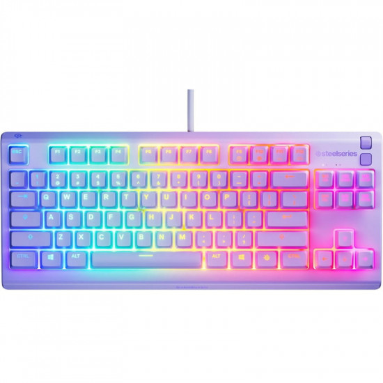 Клавіатура SteelSeries Apex 3 TKL Lavender (64940)