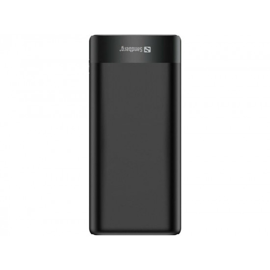 Універсальна мобільна батарея Sandberg Powerbank 20000mAh PD 65W Black (420-62)