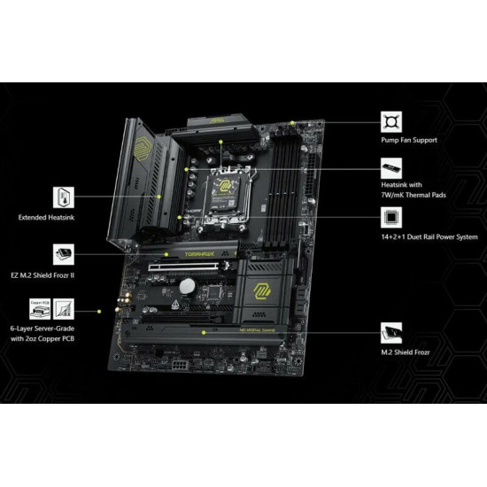 Материнська плата MSI MAG B850 Tomahawk WiFi Socket AM5