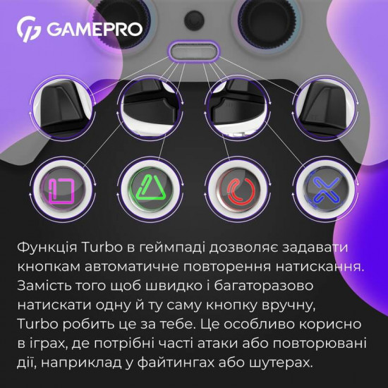 Геймпад GamePro GPS20W White
