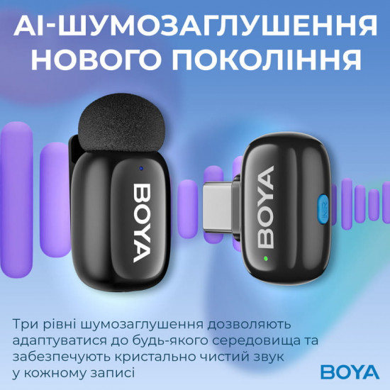 Мікрофон BOYA mini-23 Type-C Black