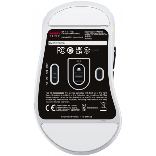 Миша бездротова Cherry Xtrfy M64 Pro RGB White (CX-M64W-PRO-WHITE)