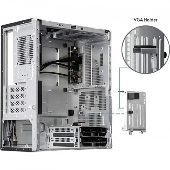 Корпус Chieftec Uni Black без БЖ (BS-20B-OP)