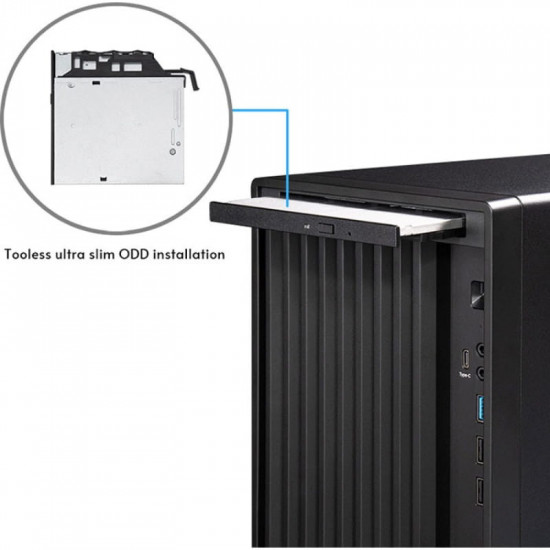 Корпус Chieftec Uni Black без БЖ (BS-20B-OP)
