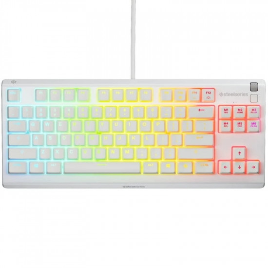 Ігрова клавіатура SteelSeries Apex 3 TKL UA White (64819)