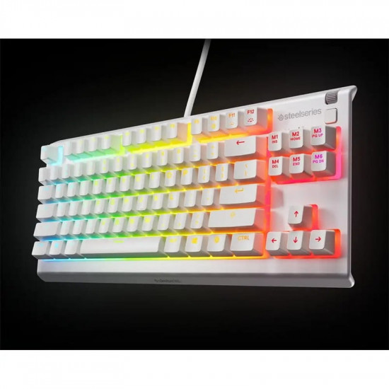 Ігрова клавіатура SteelSeries Apex 3 TKL UA White (64819)