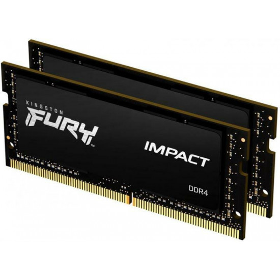 Модуль пам`ятi SO-DIMM DDR4 2x32GB/3200 Kingston Fury Impact (KF432S20IBK2/64)