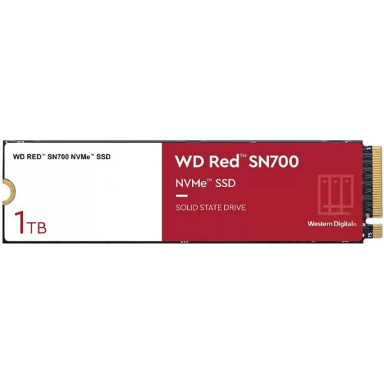 Накопичувач SSD 1TB WD Red SN700 M.2 2280 PCIe 3.0 x4 TLC (WDS100T1R0C)