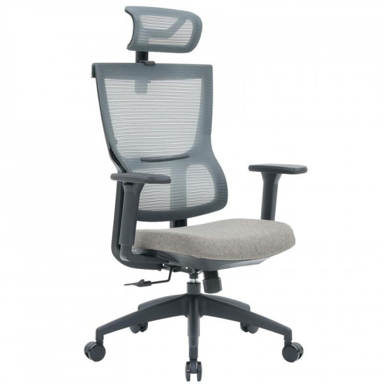 Крісло офісне OfficePro Elegant OC600-B-DG-DG Black/Dark Gray