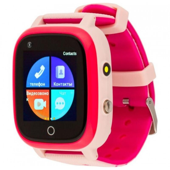 Дитячий смарт-годинник AmiGo GO005 4G WIFI Thermometer Pink