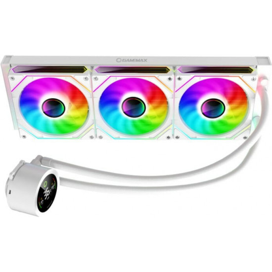 Система водяного охолодження GameMax IceBurg 360 Digital White