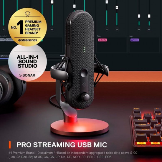 Мікрофон SteelSeries Alias (61601)
