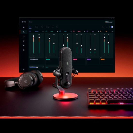 Мікрофон SteelSeries Alias (61601)