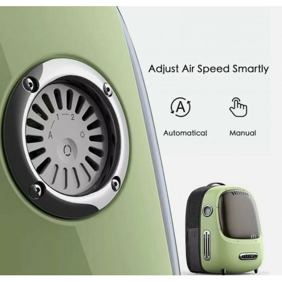 Рюкзак-переноска Petkit Breezy 2 Smart Cat Carrier Green (P7704)