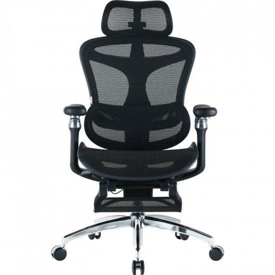 Крісло офісне Sihoo Doro C300 Pro Mesh Black with footrest (Doro-C300-Pro-M101-JT)