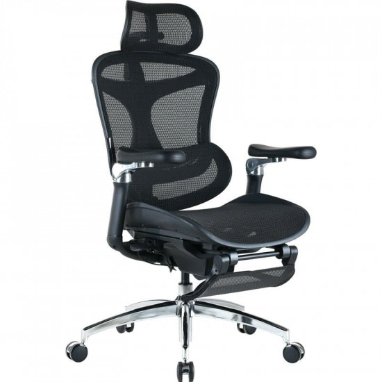Крісло офісне Sihoo Doro C300 Pro Mesh Black with footrest (Doro-C300-Pro-M101-JT)