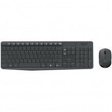 Комплект (клавіатура, миша) бездротовий Logitech MK235 ENG/UKR Grey (920-007931)