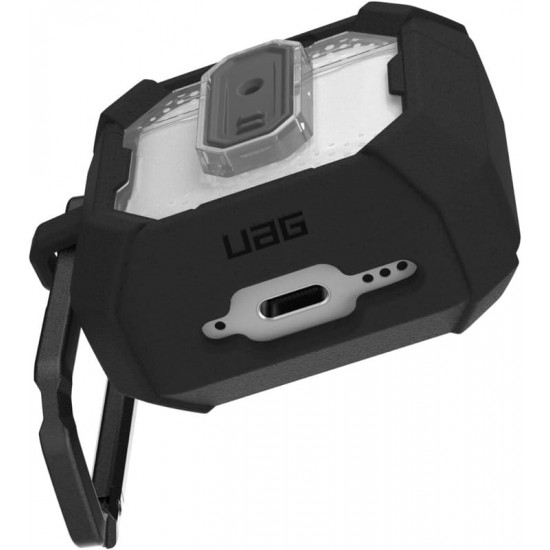 Чохол для навушників Urban Armor Gear Plasma для Apple AirPods (Gen 4, 2024) Black (104129114040)
