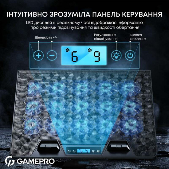 Охолоджуюча підставка для ноутбука GamePro CP1140