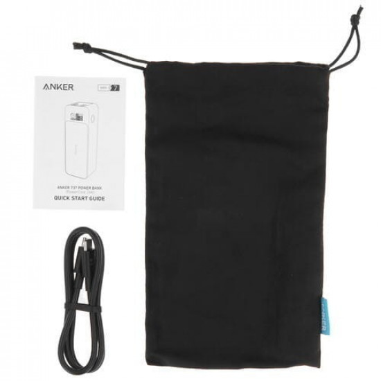 Універсальна мобільна батарея Anker PowerCore 737 GaNPrime 24000 mAh 140W Black (A1289011)