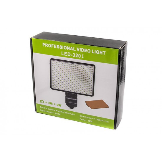 Накамерне світло PowerPlant LED 320l (LED320I)