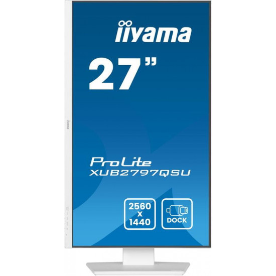 Монітор Iiyama 27" ProLite XUB2797QSU-W2 IPS White 100Hz