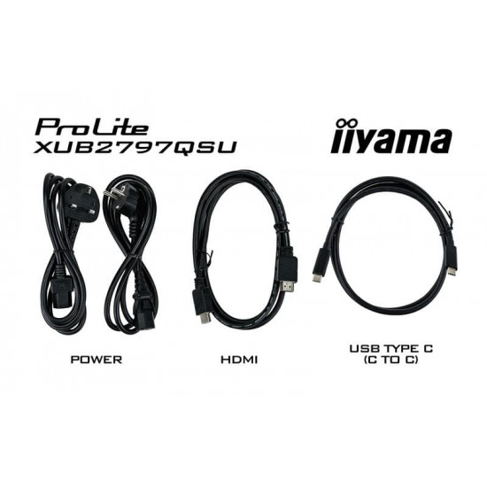 Монітор Iiyama 27" ProLite XUB2797QSU-W2 IPS White 100Hz