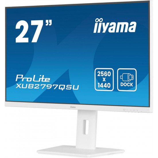 Монітор Iiyama 27" ProLite XUB2797QSU-W2 IPS White 100Hz