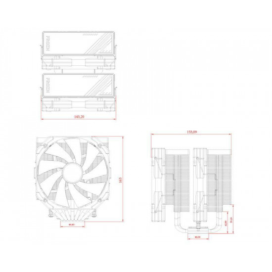 Кулер процесорний ID-Cooling Frozn A720 Black