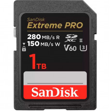 Карта пам`яті SDXC 1TB UHS-II/U3 Class 10 SanDisk Extreme Pro R280/W150MB/s (SDSDXEP-1T00-GN4IN)
