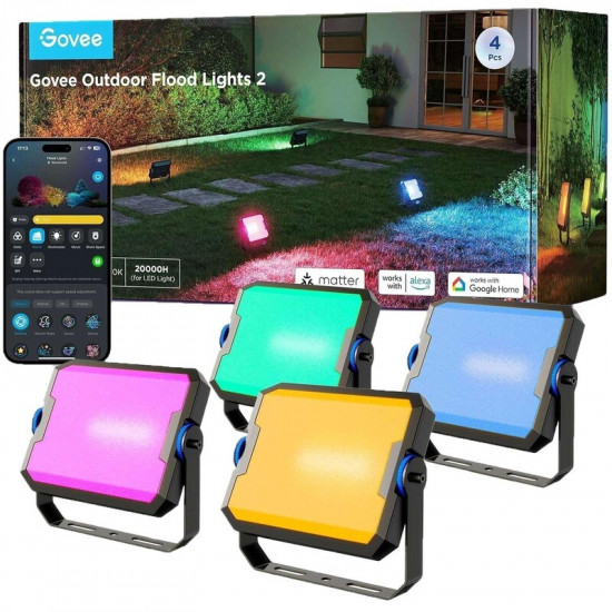 Набір світильників Govee Outdoor FLood Lights 36W 6500К H8057C11